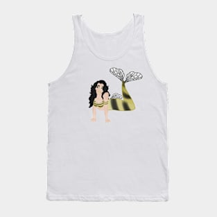 Mermaid - Bee Happy V2 Tank Top